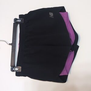 New Balance Purple Bike Short Lined Black Shorts